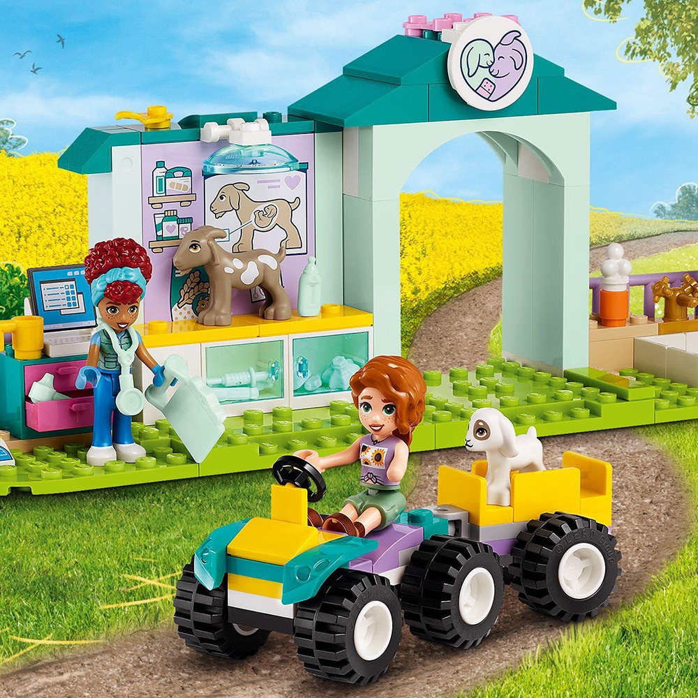 LEGO Friends: Clinica veterinara pentru animale de ferma 42632, 4 ani+, 161 piese