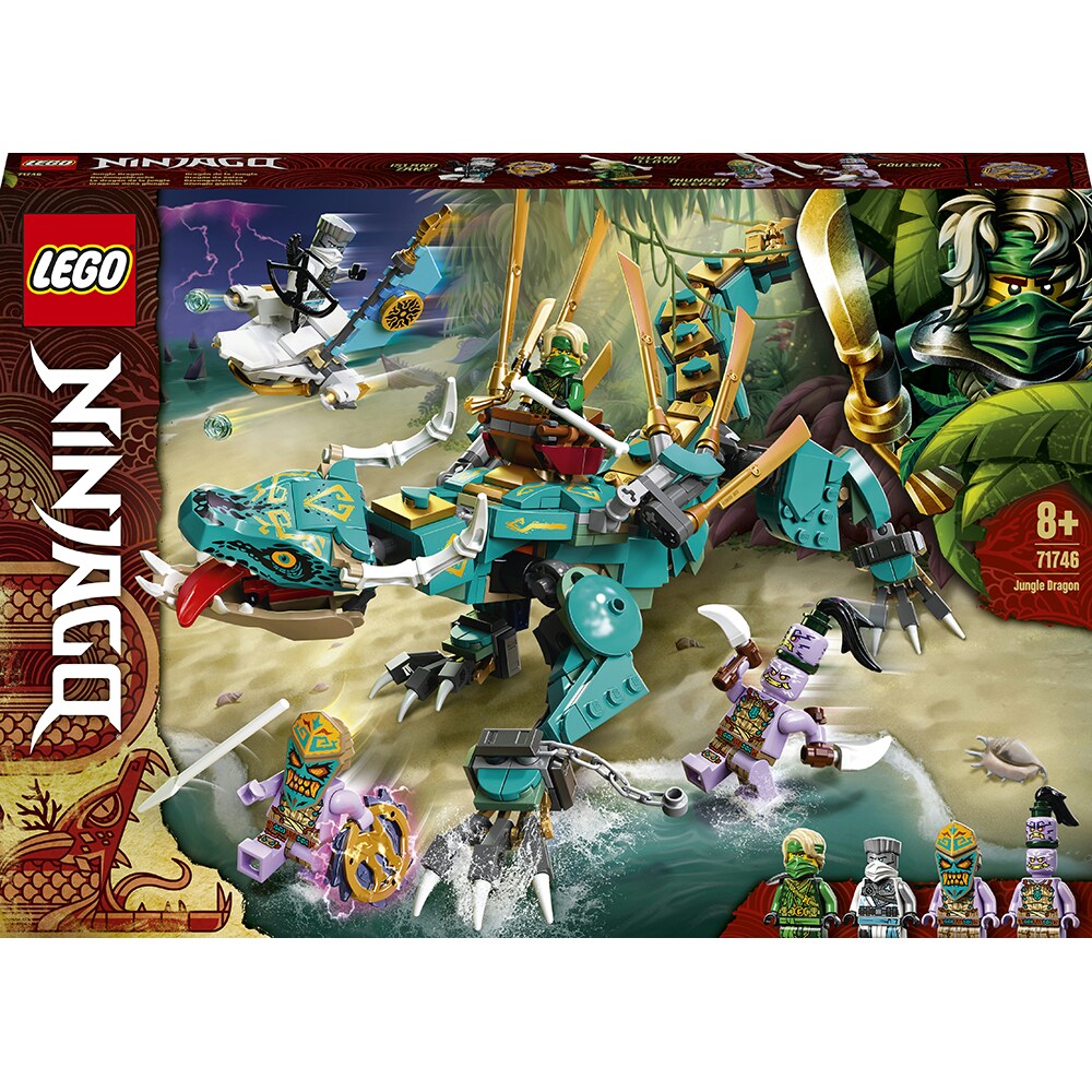 pope roller Overdraw LEGO Ninjago: Dragon din jungla 71746, 8 ani+, 506 piese