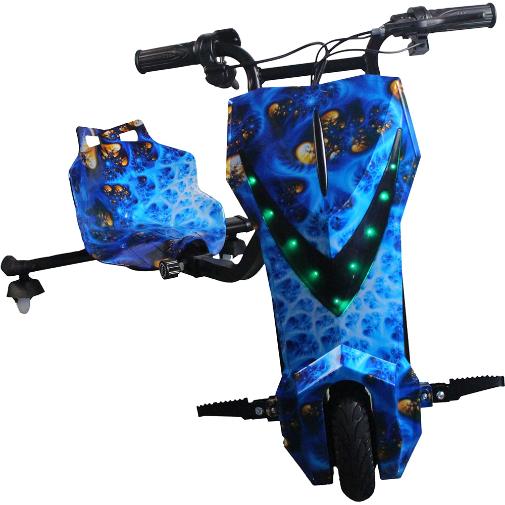 Tricicleta electrica MYRIA Drifter Sky Rider MY7056BL, 8 inch, albastru