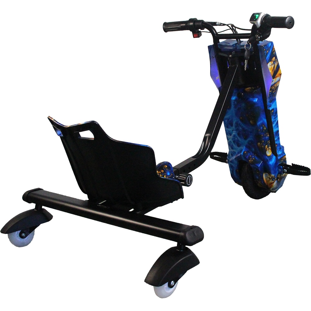 Tricicleta electrica MYRIA Drifter Sky Rider MY7056BL, 8 inch, albastru