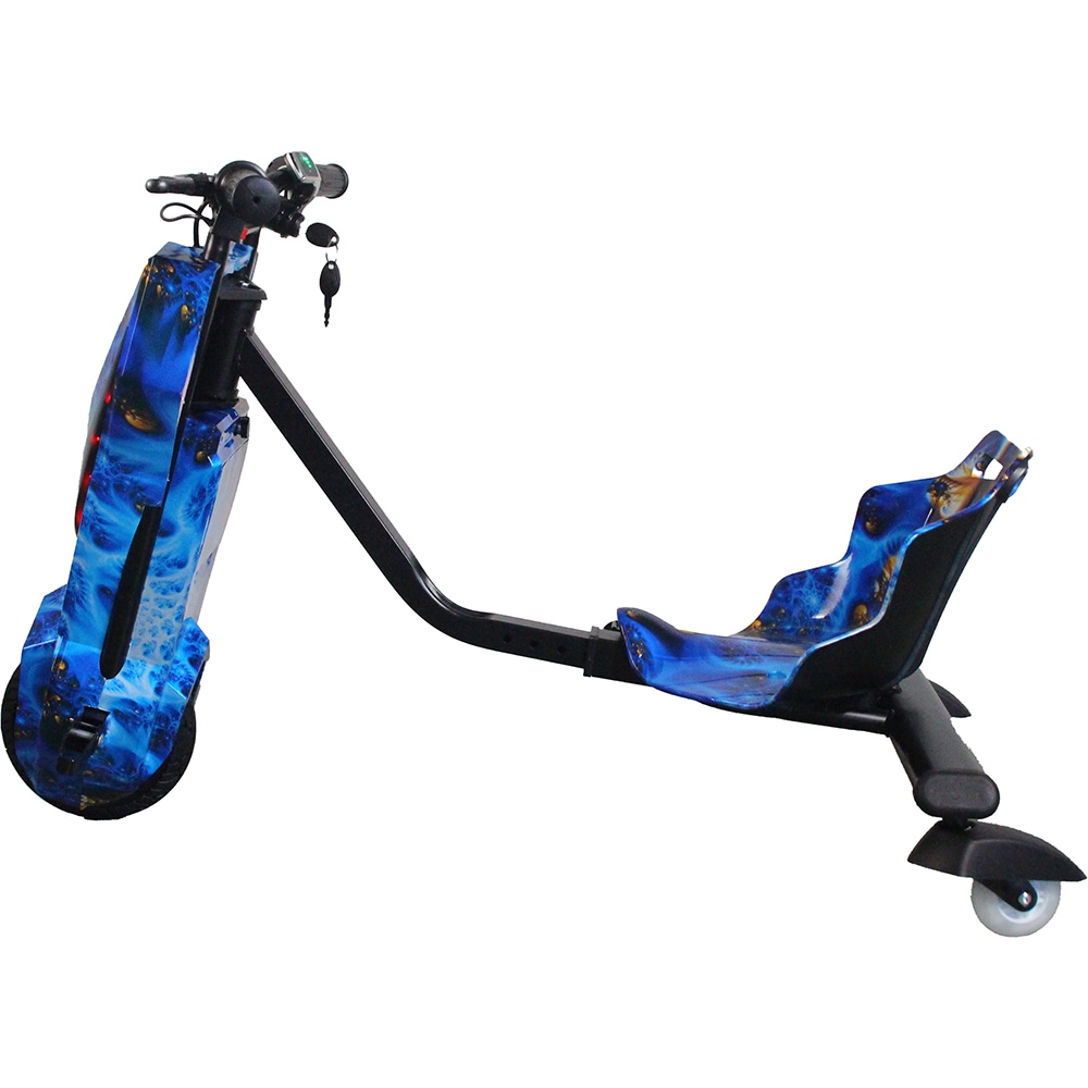 Tricicleta electrica MYRIA Drifter Sky Rider MY7056BL, 8 inch, albastru