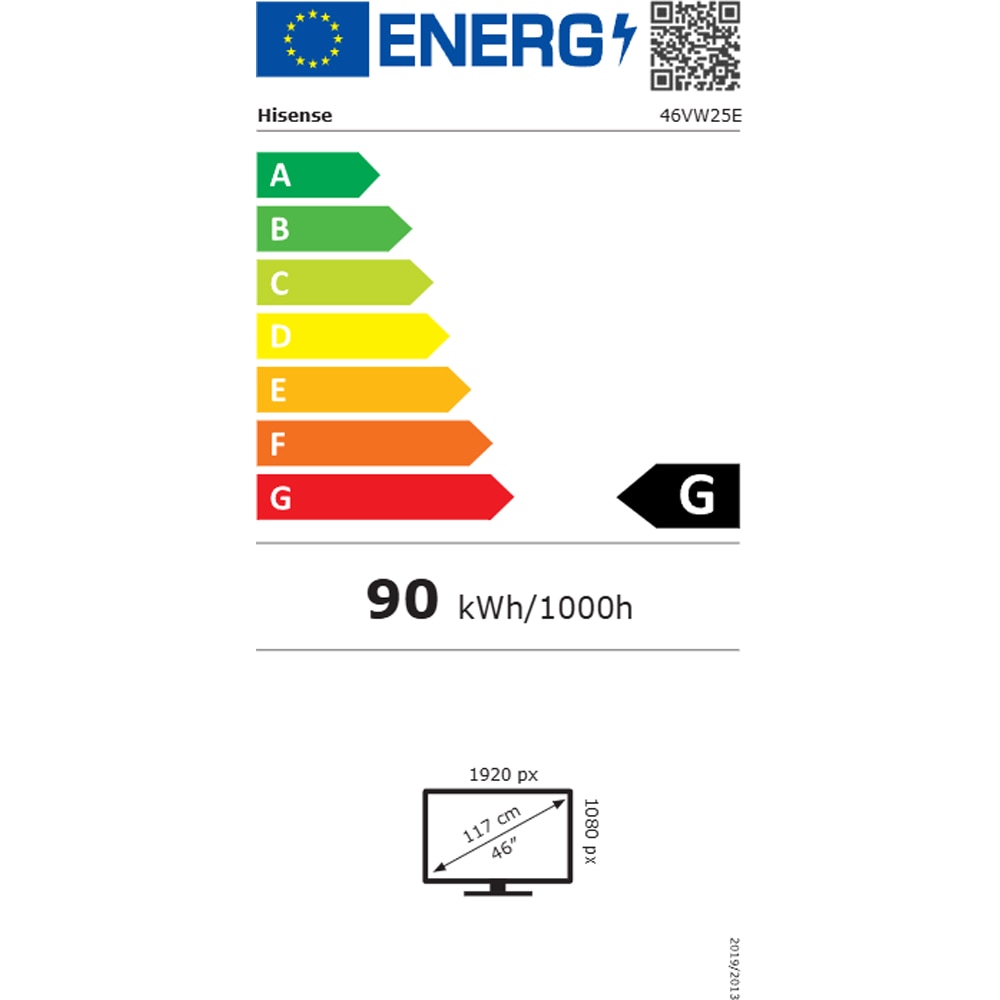 Display profesional HISENSE 55VW25E, 55", Full HD, 60Hz, negru
