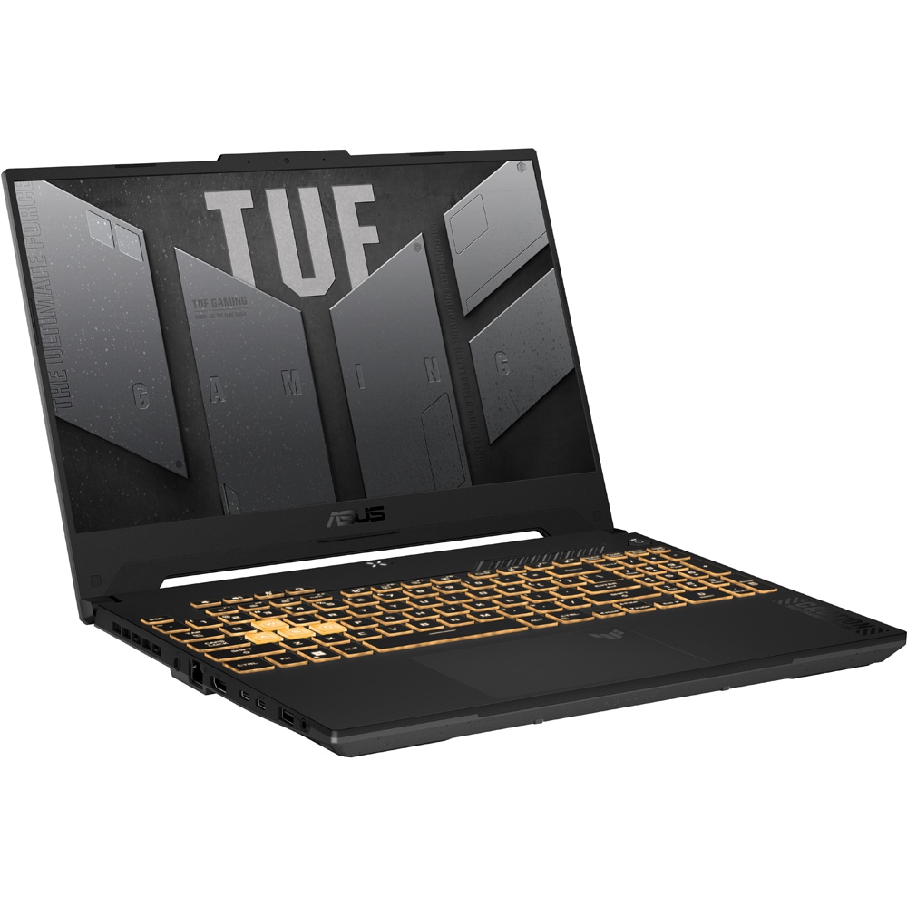 Laptop Gaming ASUS TUF F15 FX507VV-LP147, Intel Core i7-13620H pana la 4.9GHz, 15.6" Full HD, 16GB, SSD 512GB, NVIDIA GeForce RTX 4060 8GB, Free DOS, Mecha Gray