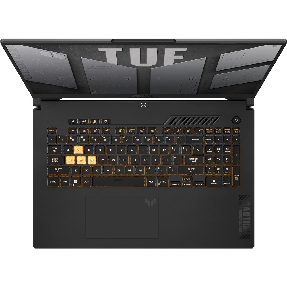 Laptop Gaming ASUS TUF F17 FX707ZC4-HX097, Intel Core i5-12500H pana la 4.5GHz, 17.3" Full HD, 16GB, SSD 512GB, NVIDIA GeForce RTX 3050 4GB, Free DOS, Mecha Gray