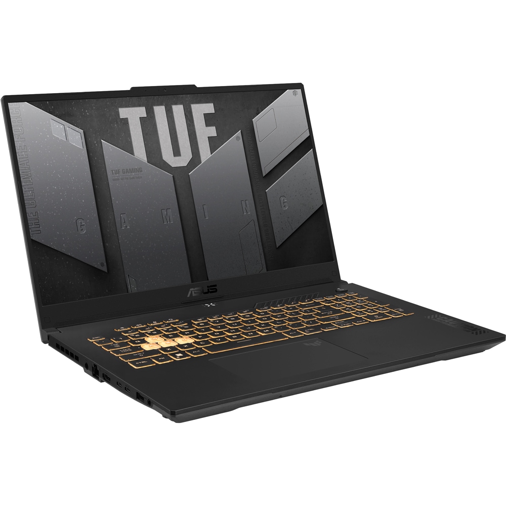 Laptop Gaming ASUS TUF F17 FX707ZC4-HX097, Intel Core i5-12500H pana la 4.5GHz, 17.3" Full HD, 16GB, SSD 512GB, NVIDIA GeForce RTX 3050 4GB, Free DOS, Mecha Gray