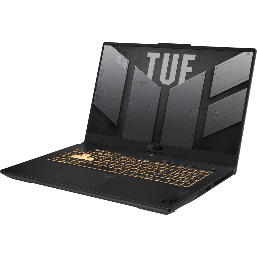 Laptop Gaming ASUS TUF F17 FX707ZC4-HX097, Intel Core i5-12500H pana la 4.5GHz, 17.3" Full HD, 16GB, SSD 512GB, NVIDIA GeForce RTX 3050 4GB, Free DOS, Mecha Gray