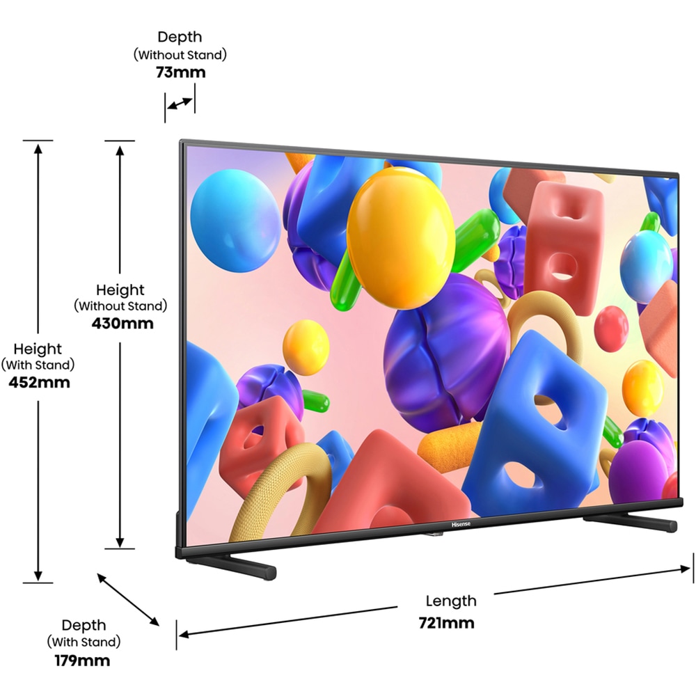 Televizor QLED Smart HISENSE 32A5KQ, Full HD, 81cm