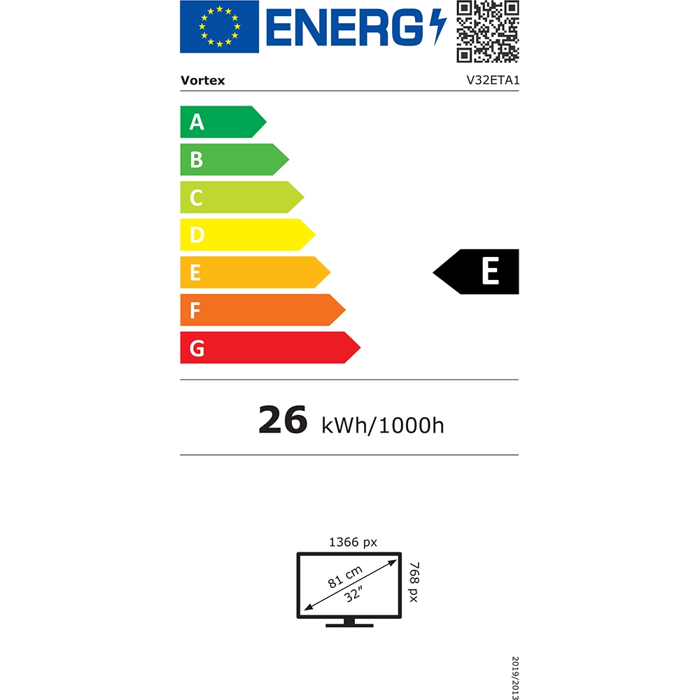 Televizor LED VORTEX V32ETA1, HD, 81cm