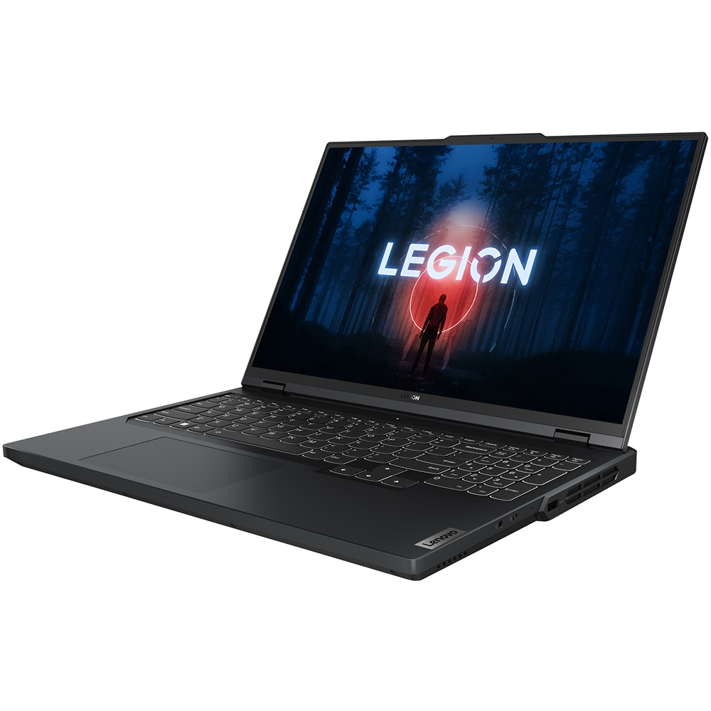 Laptop gaming LENOVO Legion Pro 5 16ARX8, AMD Ryzen 7 7745HX pana la 5.1GHz, 16" WQXGA, 32GB, SSD 1TB, NVIDIA GeForce RTX 4070 8GB, Free DOS, Onyx Grey