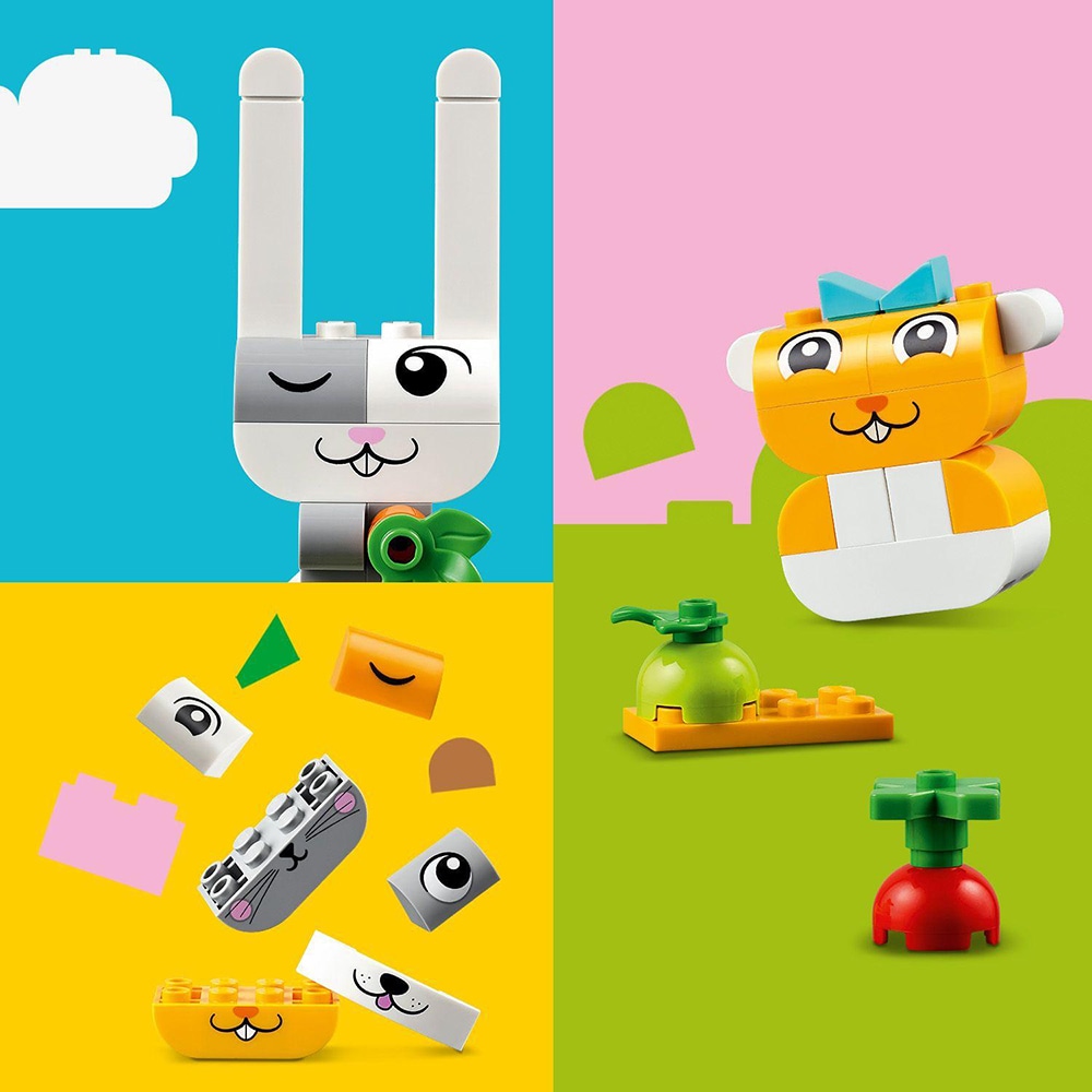 LEGO Classic: Animalute creative 11034, 5 ani+, 450 piese