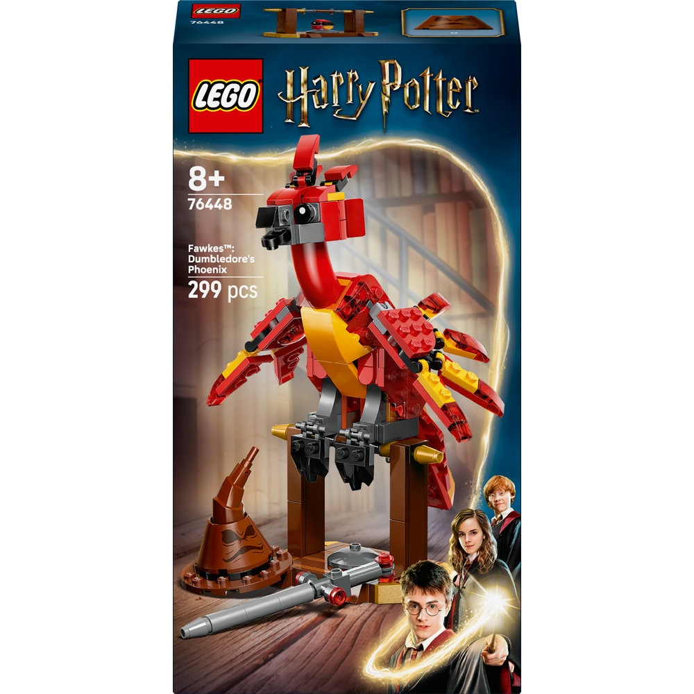 LEGO Harry Potter: Fawkes - Phoenixul lui Dumbledore 76448, 8 ani+, 299 ...