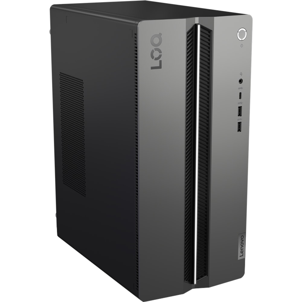 Sistem Desktop Gaming LENOVO LOQ Tower 17IRR9, Intel Core i5-14400F pana la 4.7GHz, 16GB, SSD 512GB, NVIDIA GeForce RTX 3050 6GB, Free Dos