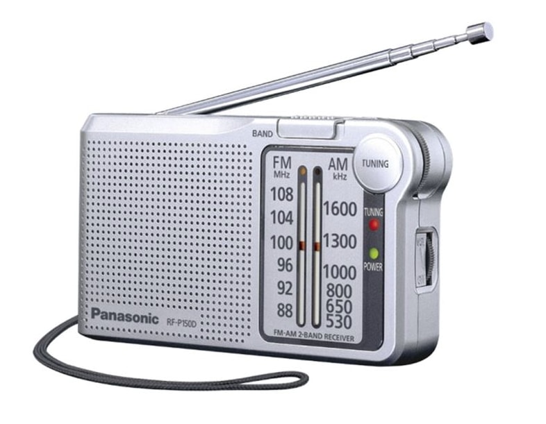 Radio portabil PANASONIC RF-P150DEG-S, FM/AM, negru