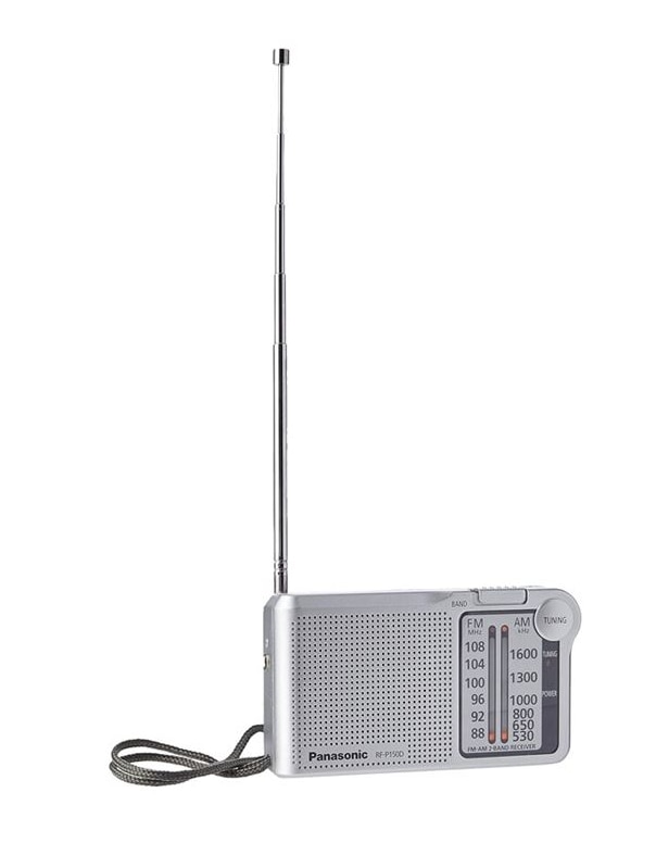 Radio portabil PANASONIC RF-P150DEG-S, FM/AM, negru