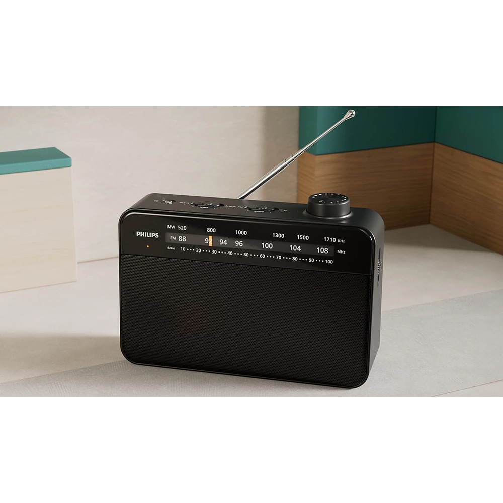 Radio portabil PHILIPS TAR2509/10, FM, AM, negru