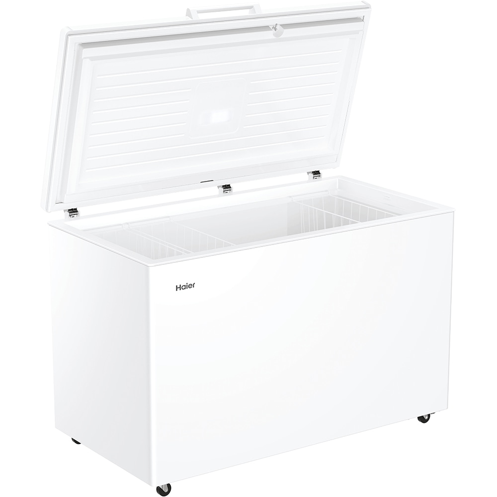Lada frigorifica HAIER HCE420E, Low Frost, 418 l, H 89 cm, Clasa E, alb