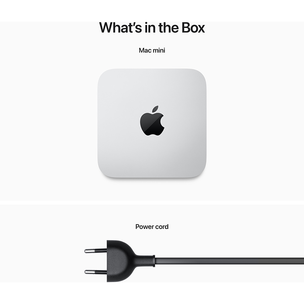 Sistem Desktop PC APPLE Mac mini mmfj3ze/a, Apple M2, 8GB, SSD 256GB,  10-core GPU, macOS Ventura - INT