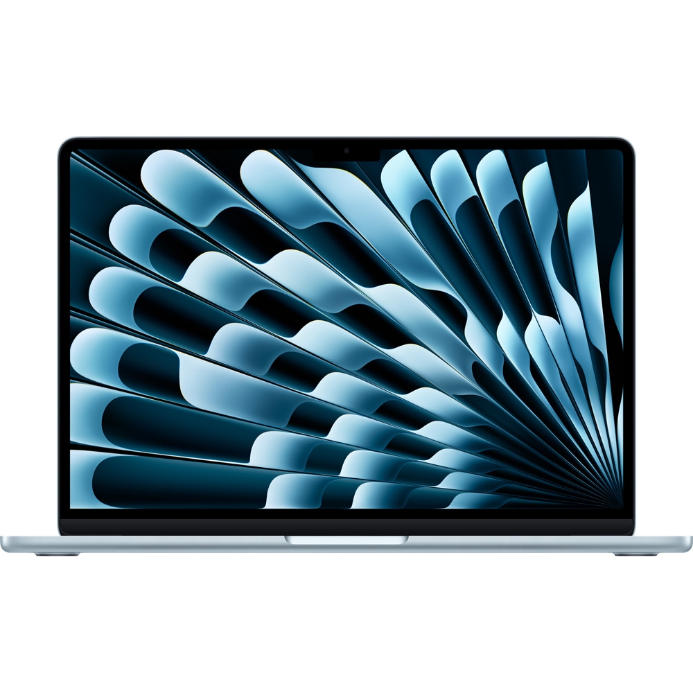 Laptop APPLE MacBook Air 13 mc6t4ro/a, Apple M4, 13.6" Retina Display, 16GB, SSD 256GB, 8-core GPU, macOS Sequoia, Sky Blue, Tastatura layout INT, Manual RO