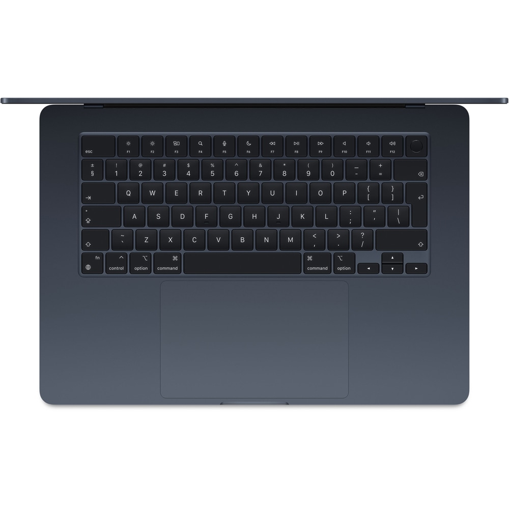 Laptop APPLE MacBook Air 15 mryu3ze/a, Apple M3, 15.3" Retina Display, 8GB, SSD 256GB, 10-core GPU, macOS Sonoma, Midnight, Tastatura layout INT