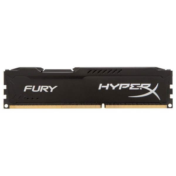 Memorie desktop KINGSTON HyperX Fury Black, 4GB DDR3, 1600MHz, CL10, HX316C10FB/4