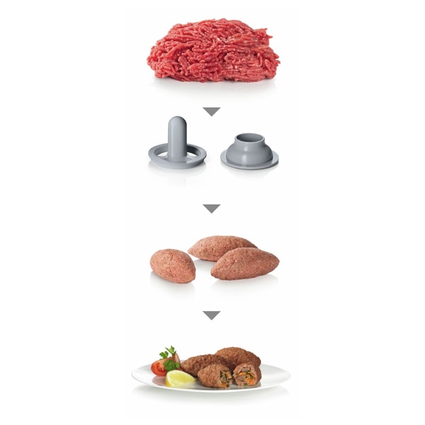 Masina de tocat carne BOSCH ProPower MFW67440, 3.5kg/min, 2000W, accesoriu carnati/feliere/razuire/kebbe, negru