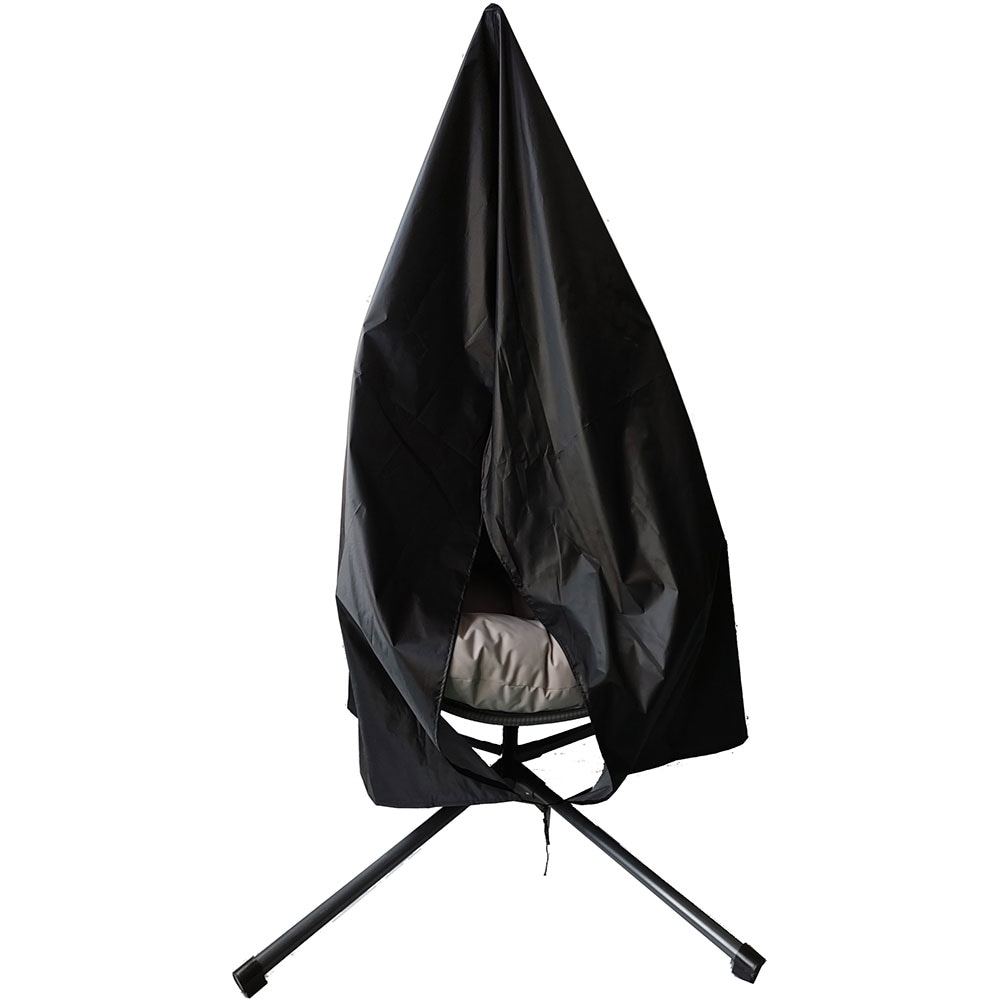 Husa protectie leagan DC01, 190 x 115 cm, negru-argintiu