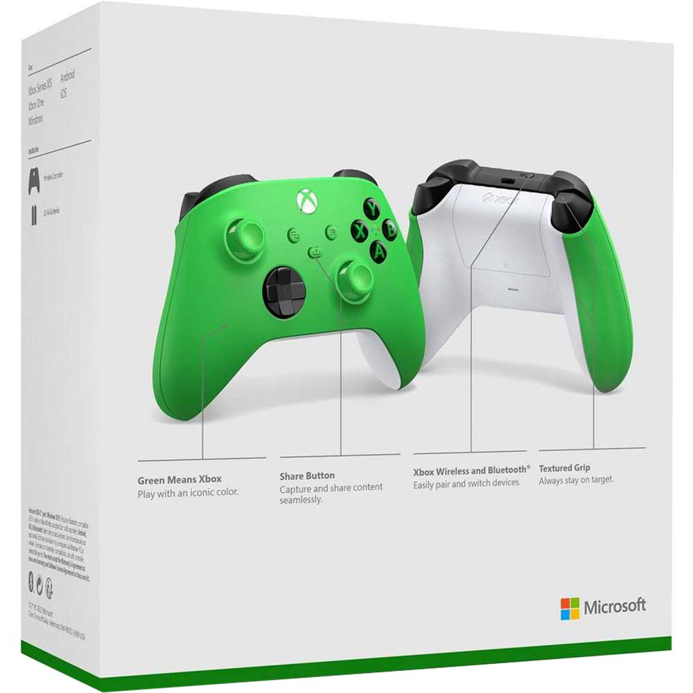 Controller Wireless MICROSOFT Xbox Series X, Velocity Green