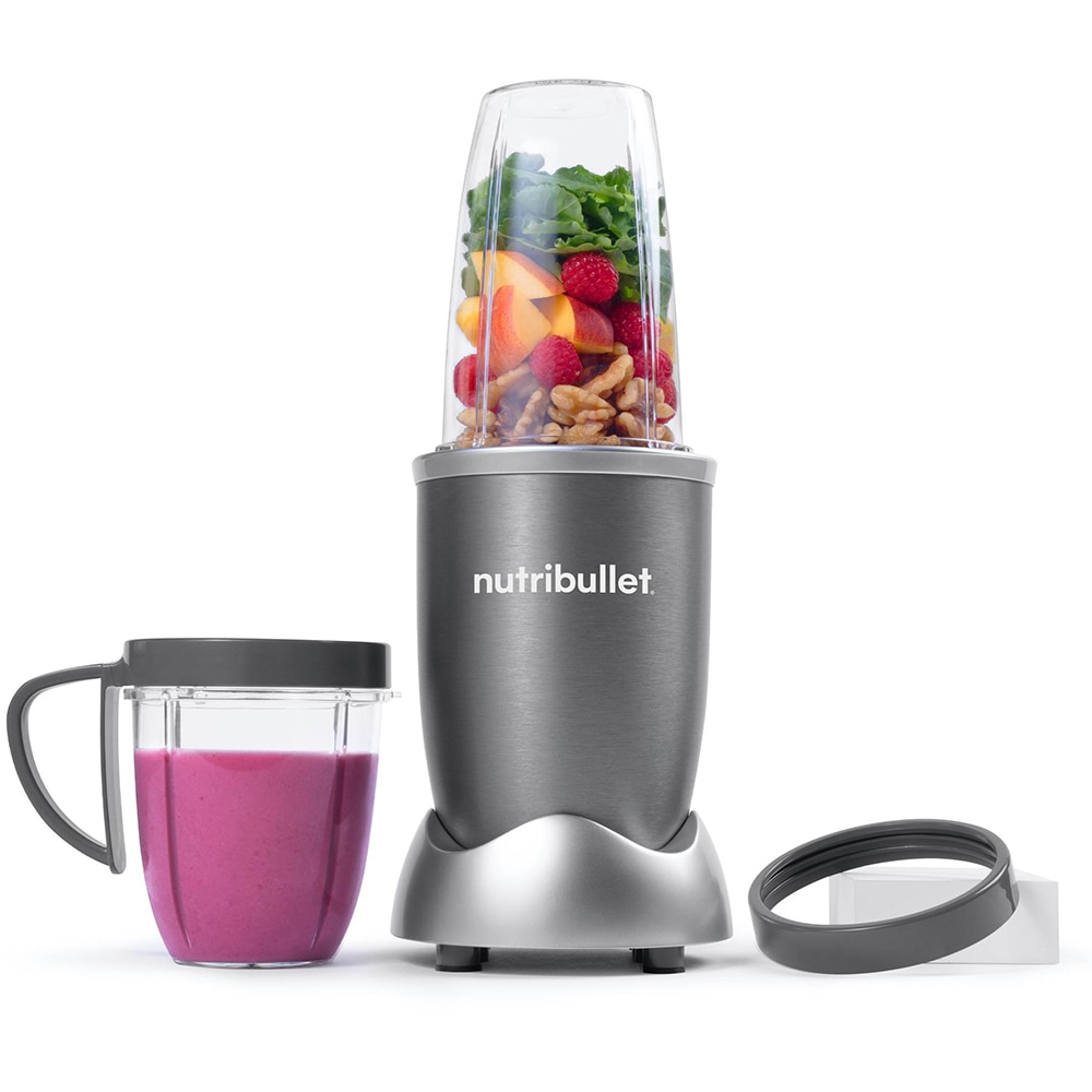 Blender NUTRIBULLET Original NB606DG, 0.7l, 1 treapta viteza, 600W, argintiu-gri Blender NUTRIBULLET Original NB606DG, 0.7l, 1 treapta viteza, 600W, argintiu-gri