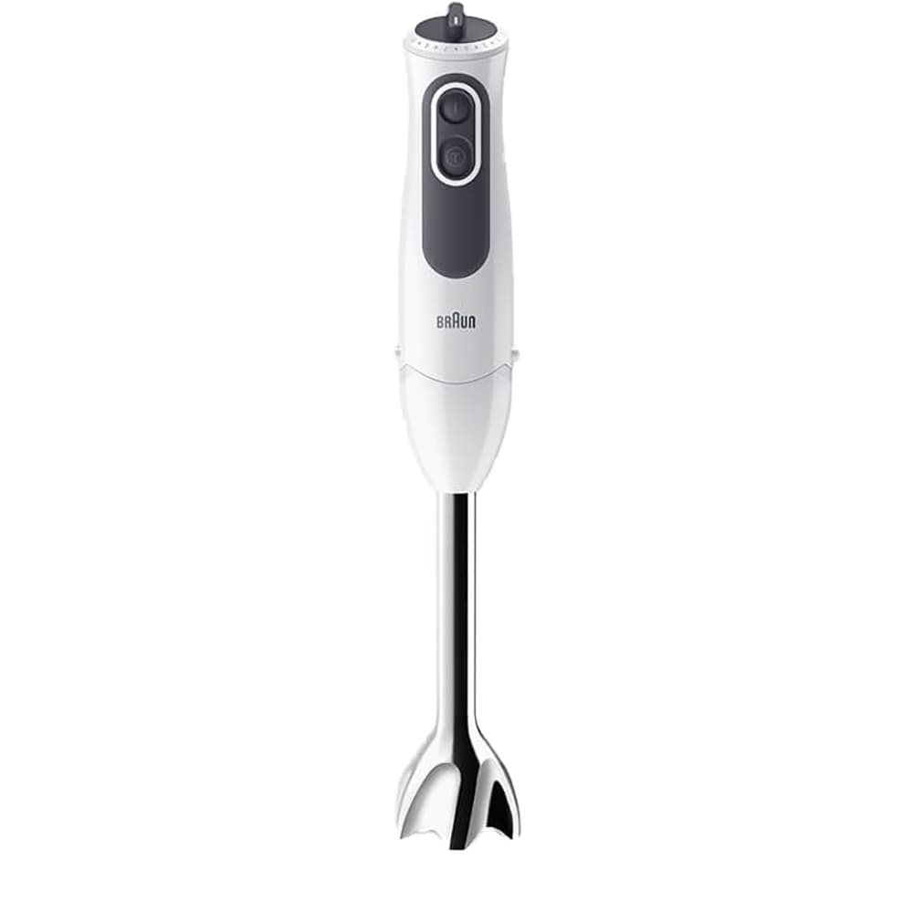 Mixer vertical BRAUN Sauce MQ3135WH, 0.6l, 750W, 11 trepte viteza, alb-gri