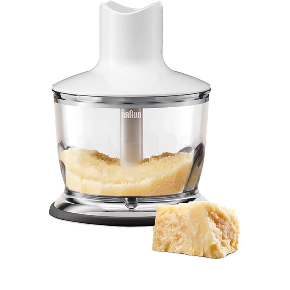 Mixer vertical BRAUN Sauce MQ3135WH, 0.6l, 750W, 11 trepte viteza, alb-gri
