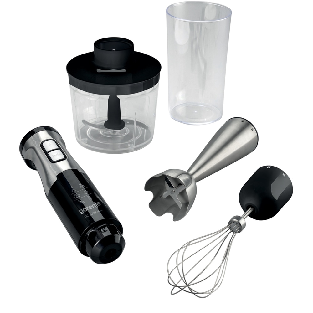 Mixer vertical GORENJE HBX1000E, 0.7l, 1000W, viteza variabila, argintiu-negru