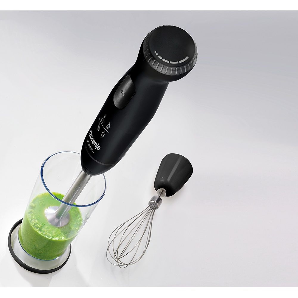 Mixer vertical GORENJE HBC802QB, 0.5l, 800W, 10 trepte viteza, argintiu-negru