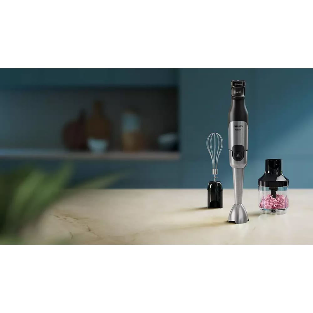 Mixer vertical PHILIPS Seria 5000 HR2683/00, 0.5l, 1200W, 2 trepte viteza, negru-argintiu