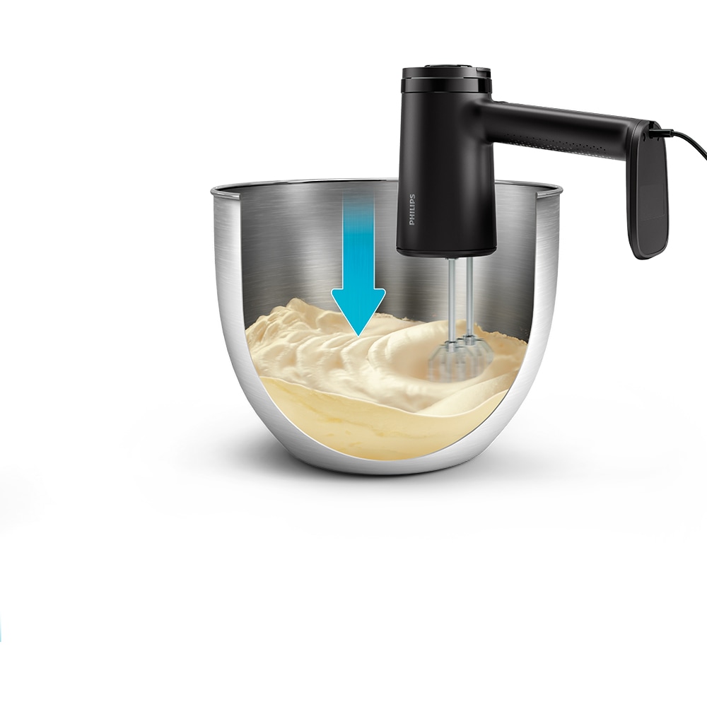 Mixer vertical PHILIPS Seria 5000 HR3781/00, 500W, 5 trepte viteza, negru