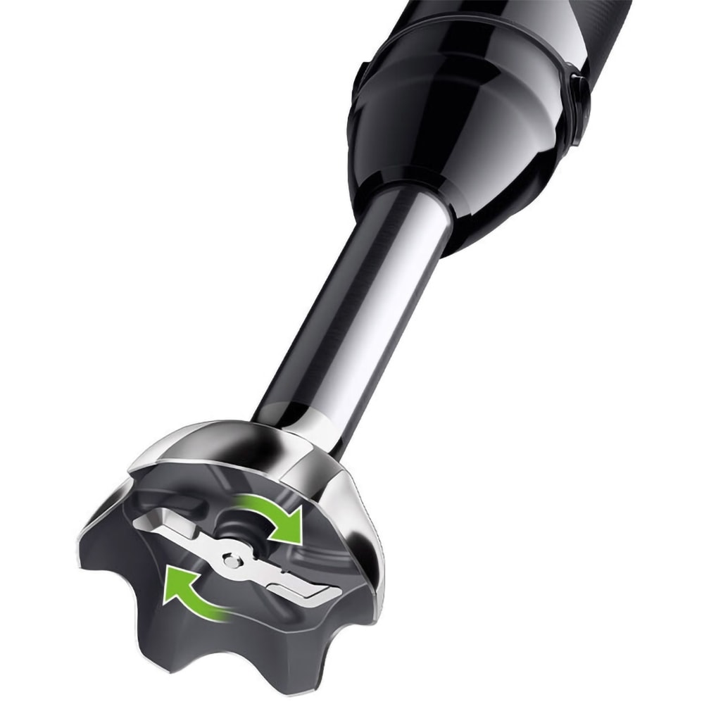 Mixer vertical BRAUN MultiQuick 5 Pro MQ55254M, 0.6l, 1000W, 25 trepte viteza, negru-argintiu