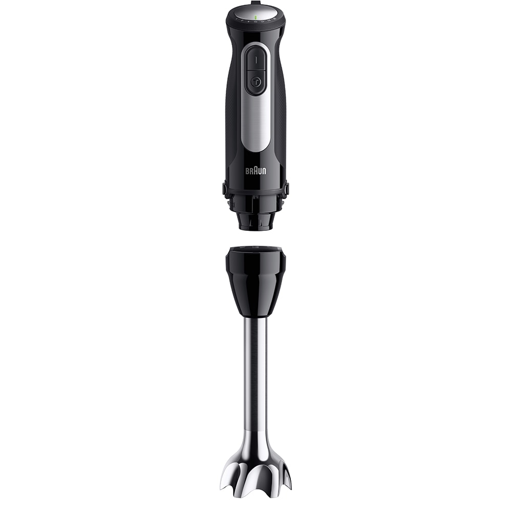 Mixer vertical BRAUN MultiQuick 5 Pro MQ55254M, 0.6l, 1000W, 25 trepte viteza, negru-argintiu