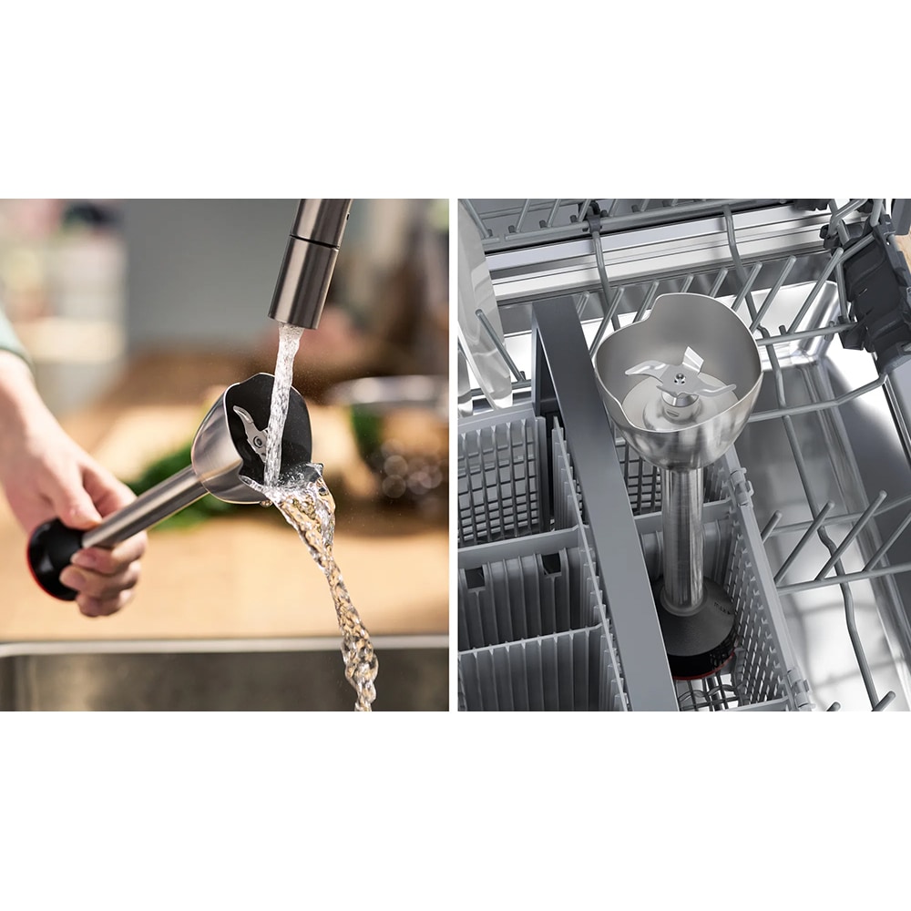 Mixer vertical BOSCH MSM4B624, 1l, 1000W, viteza variabila, negru-argintiu