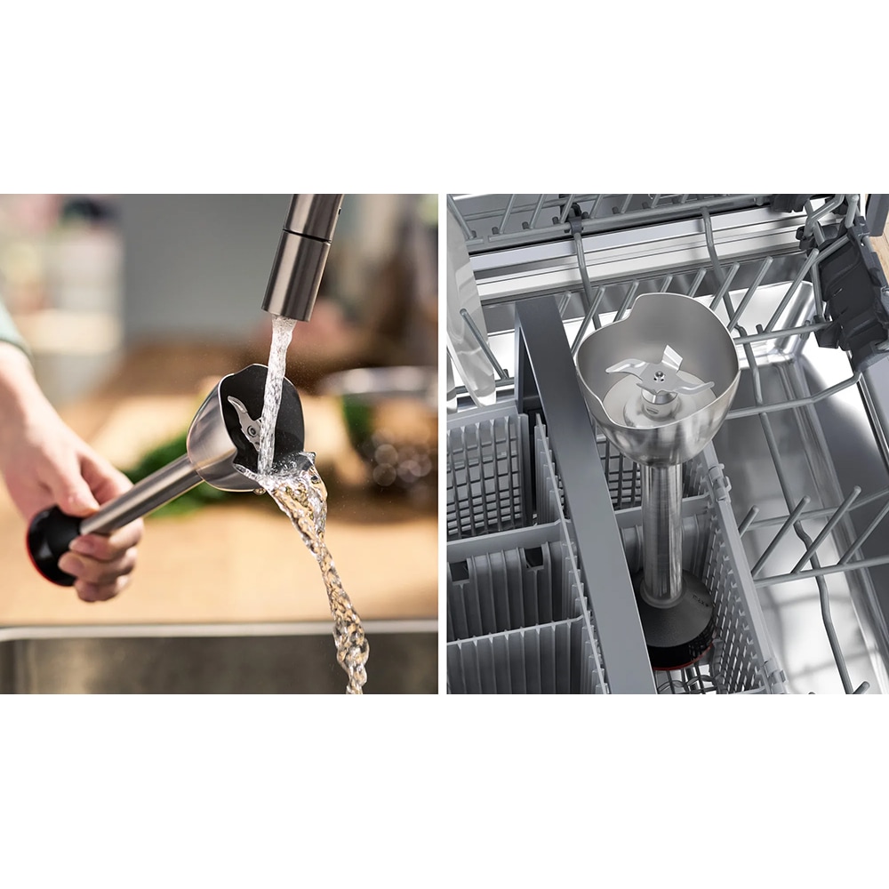 Mixer vertical BOSCH ErgoMaster Seria 4 MSM4W421, 1l, 800W, viteza variabila, alb-negru