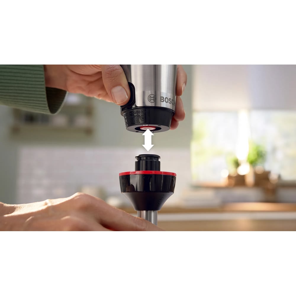 Mixer vertical BOSCH ErgoMaster MSM6M620, 0.6l, 1000W, viteza, variabila, negru-argintiu
