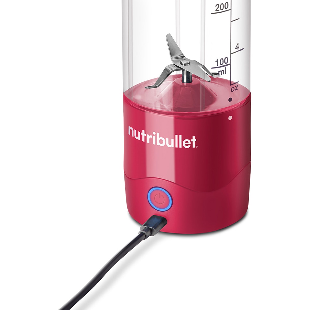 Blender portabil NUTRIBULLET NBP003MA, 0.475l, 1 treapta viteza, USB-C, rosu Blender portabil NUTRIBULLET NBP003MA, 0.475l, 1 treapta viteza, USB-C, rosu