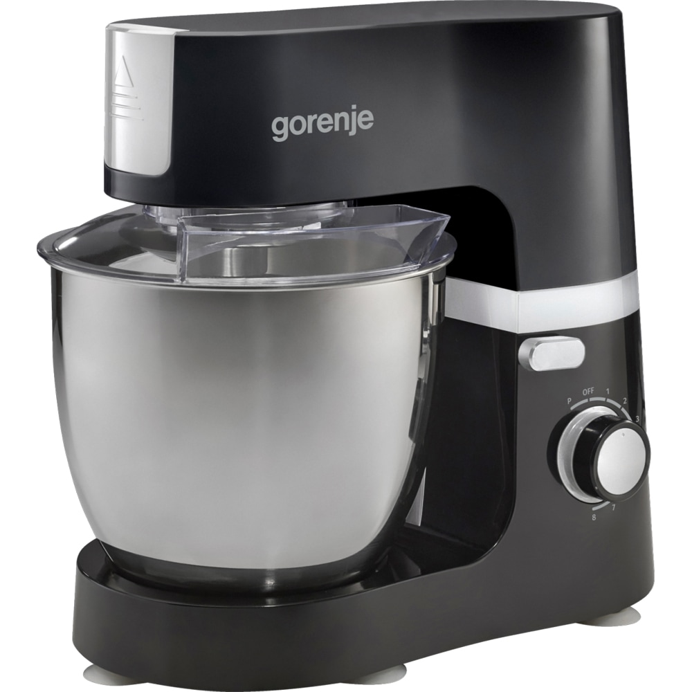 Robot de bucatarie GORENJE MMC1500PS, vas 7l, 1500W, 8 trepte viteza, negru-argintiu