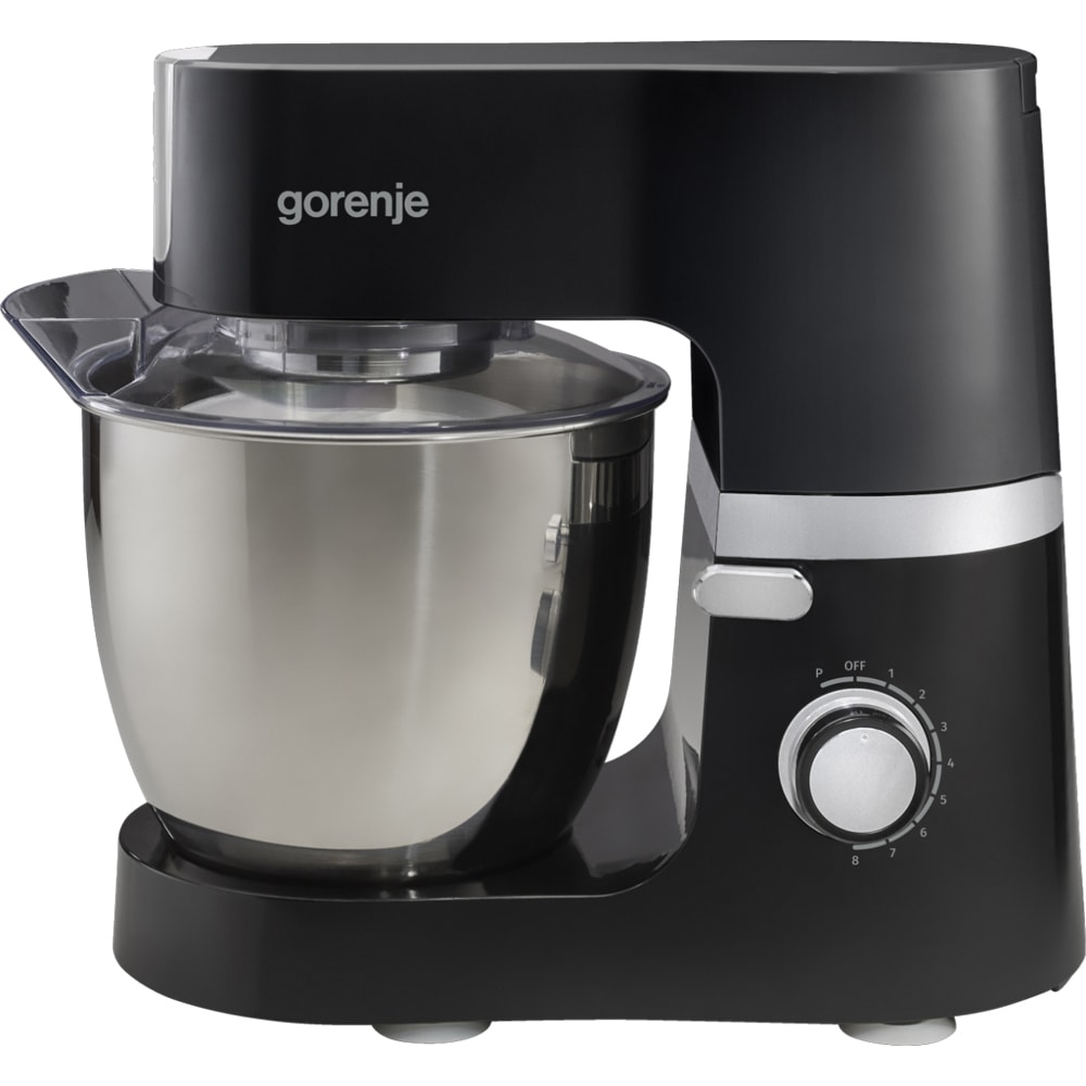 Robot de bucatarie GORENJE MMC1500PS, vas 7l, 1500W, 8 trepte viteza, negru-argintiu