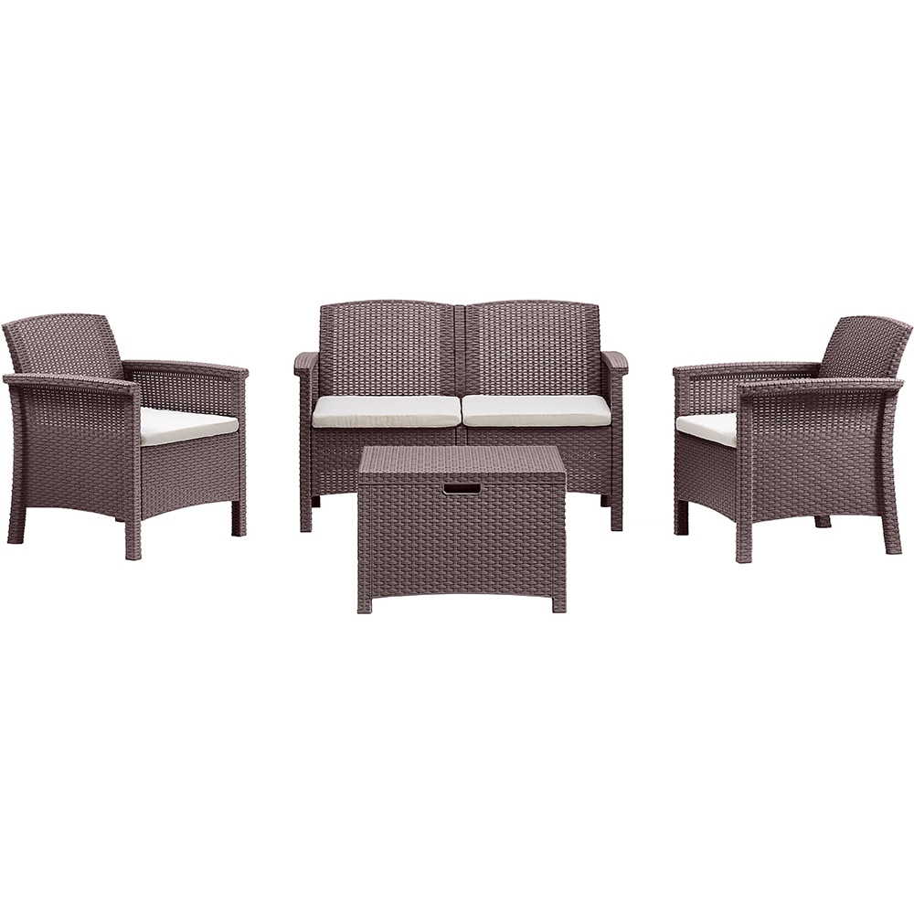 Set mobilier gradina BICA Venezia 2, 4 piese, maro