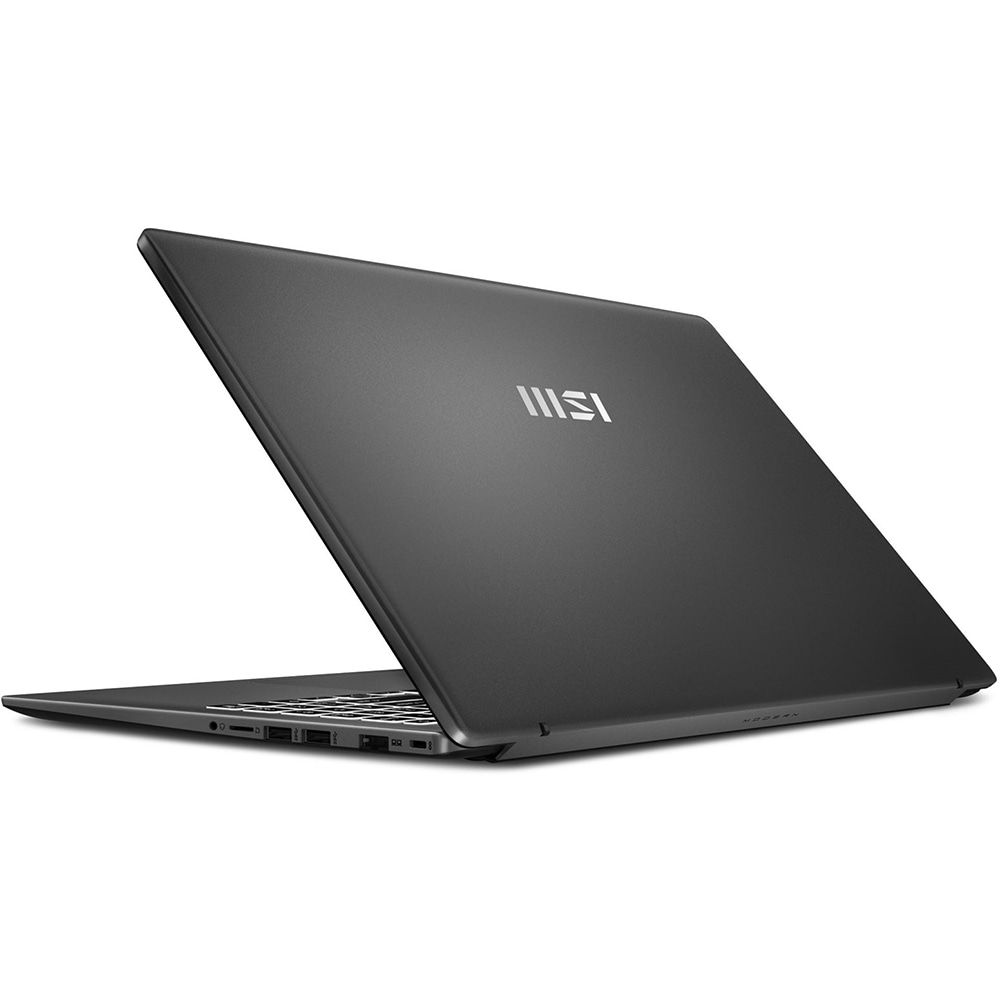 Laptop MSI Modern 15 F13MG-071XRO, Intel Core i5-1335U pana la 4.6GHz, 15.6" Full HD, 8GB, SSD 512GB, Intel Iris Xe Graphics, Free DOS, Platinum Gray