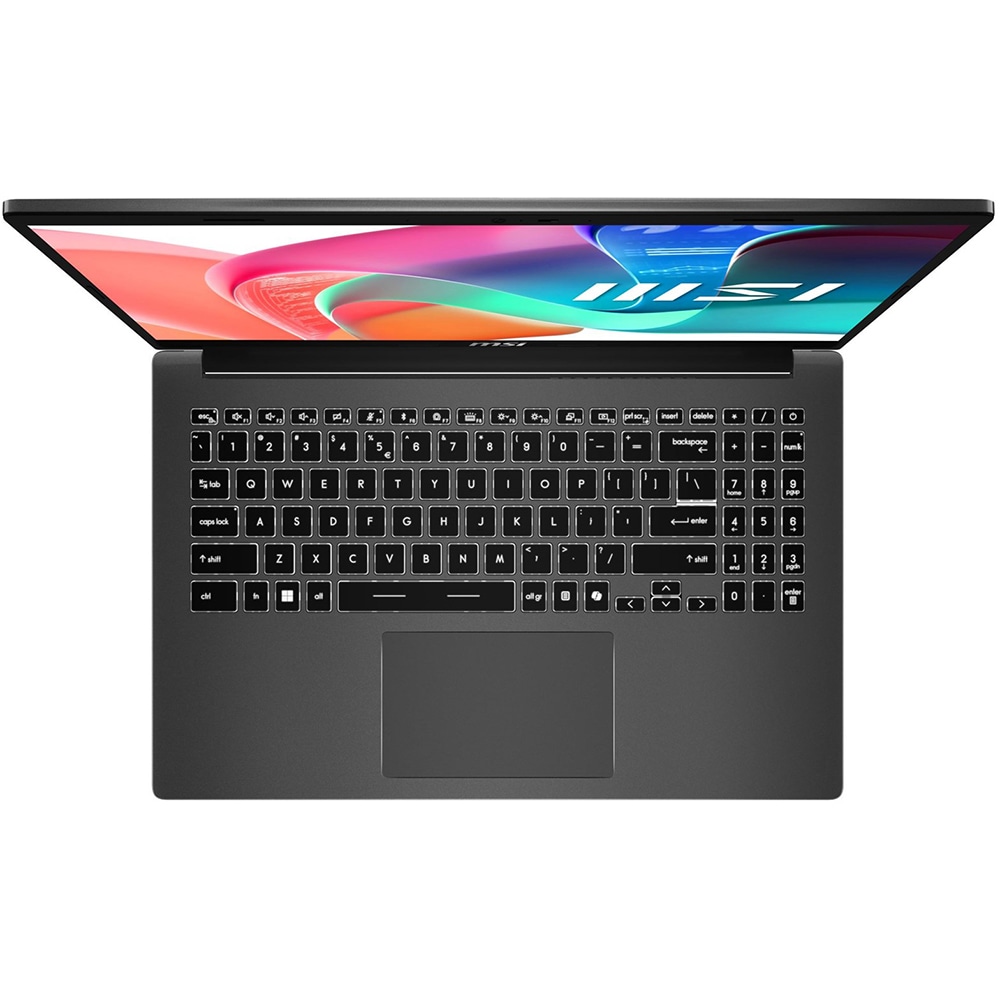Laptop MSI Modern 15 F13MG-071XRO, Intel Core i5-1335U pana la 4.6GHz, 15.6" Full HD, 8GB, SSD 512GB, Intel Iris Xe Graphics, Free DOS, Platinum Gray