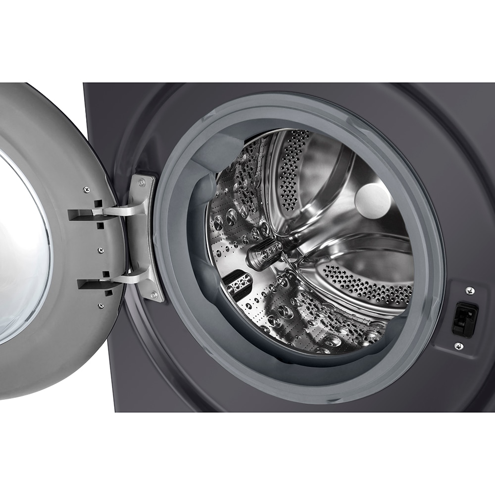 Masina de spalat rufe frontala LG F4WR510SBM, AI Direct Drive, 10 kg, 1400rpm, Clasa A, negru