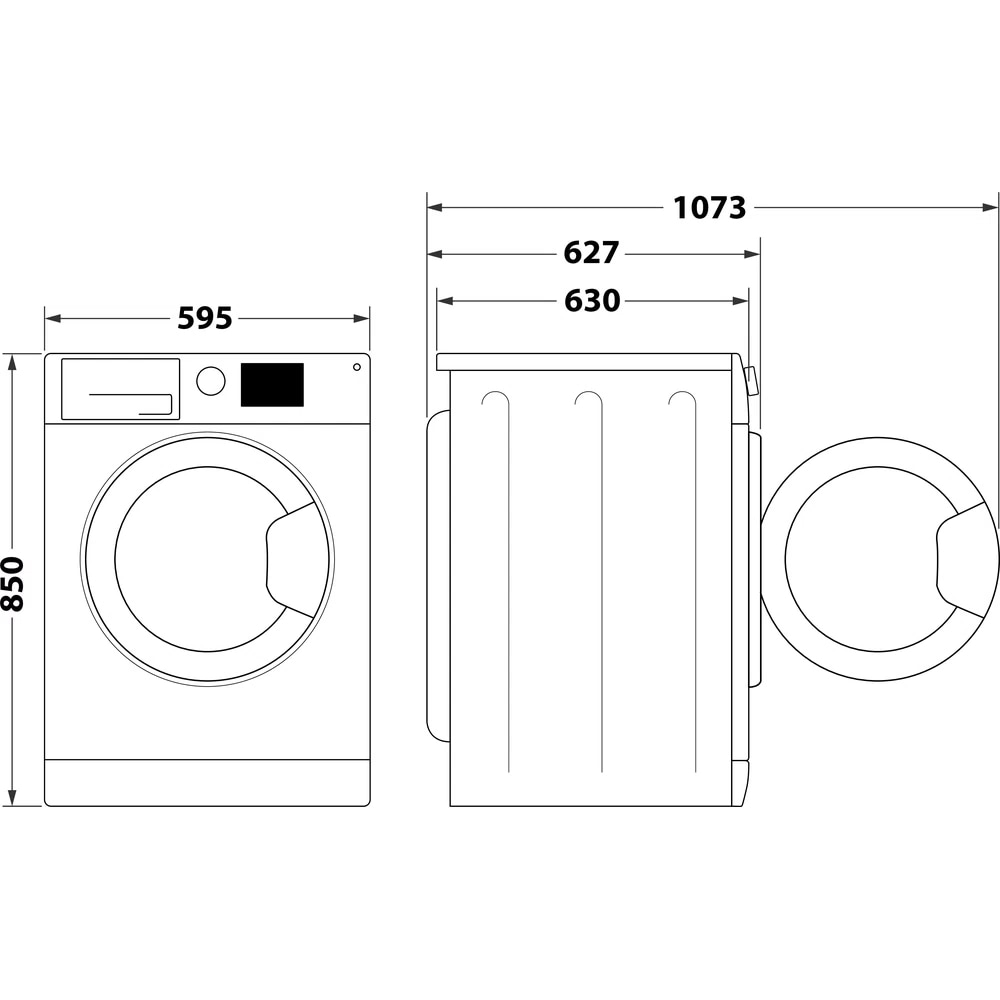 Masina de spalat rufe frontala WHIRLPOOL FFB 8458 BV EE, Steam, 6th Sense, 8 kg, 1400rpm, Clasa B, alb