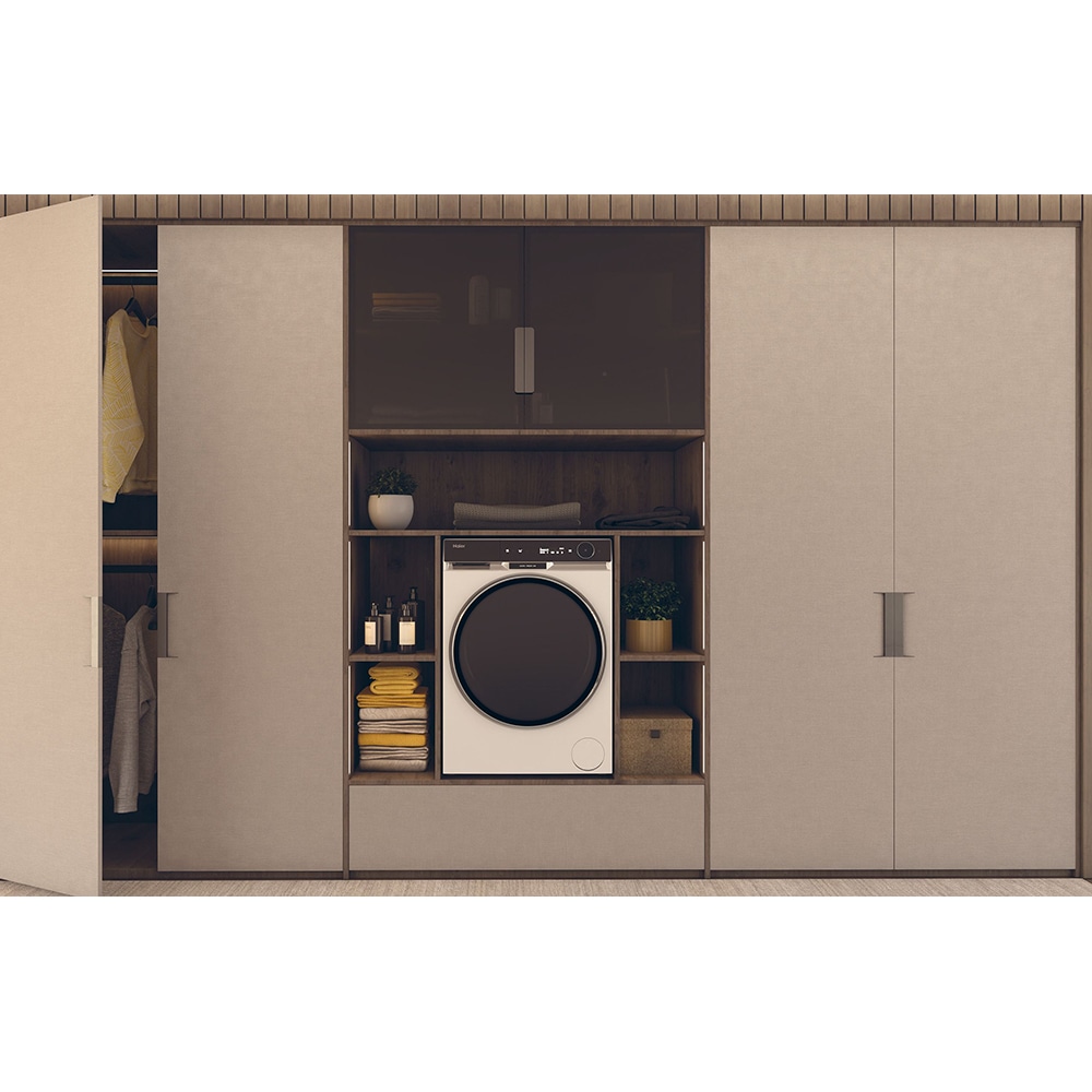 Masina de spalat rufe frontala HAIER HW100-BD14397U1S, Steam, 10 kg, 1400rpm, Clasa A, alb