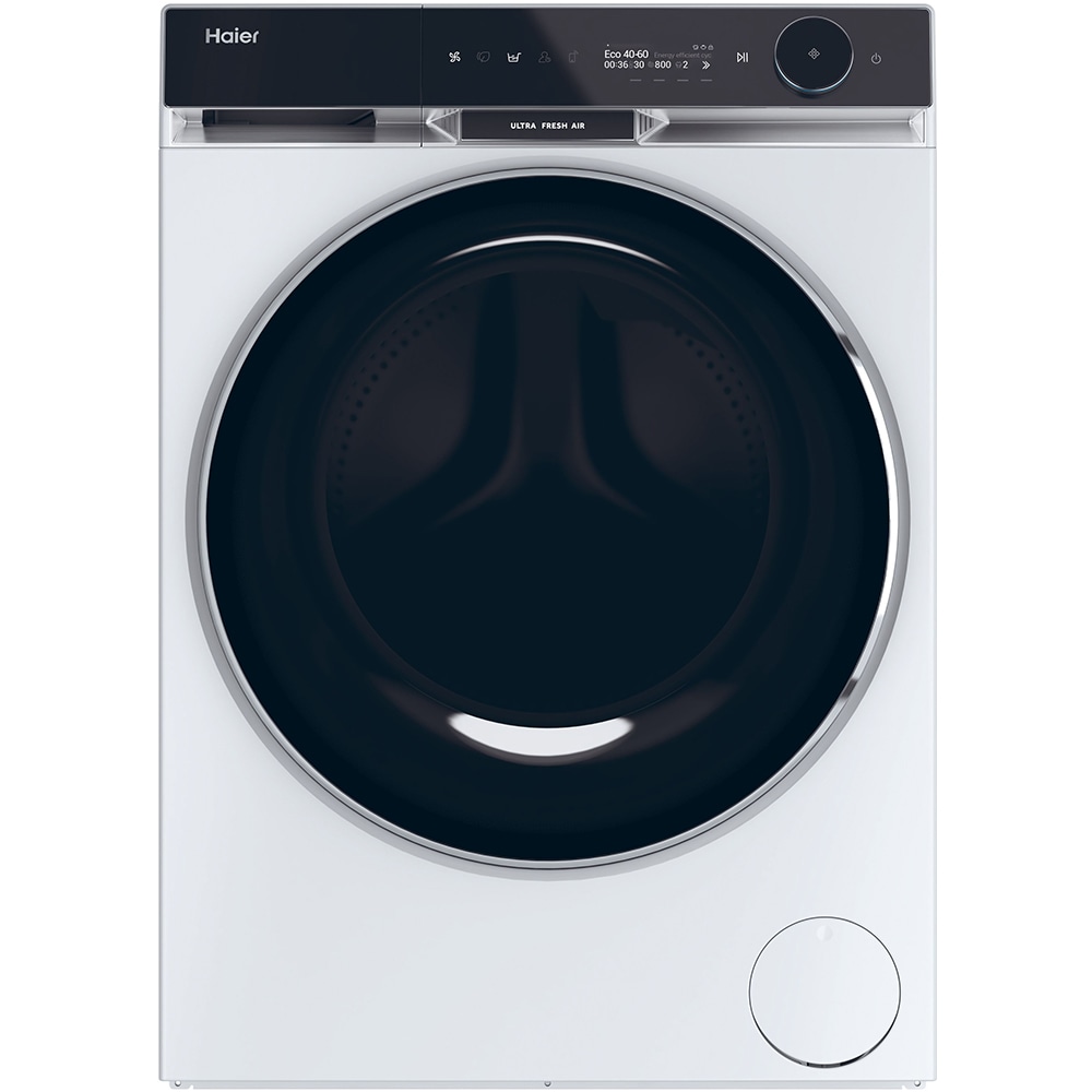 Masina de spalat rufe frontala HAIER HW100-BD14397U1S, Steam, 10 kg, 1400rpm, Clasa A, alb
