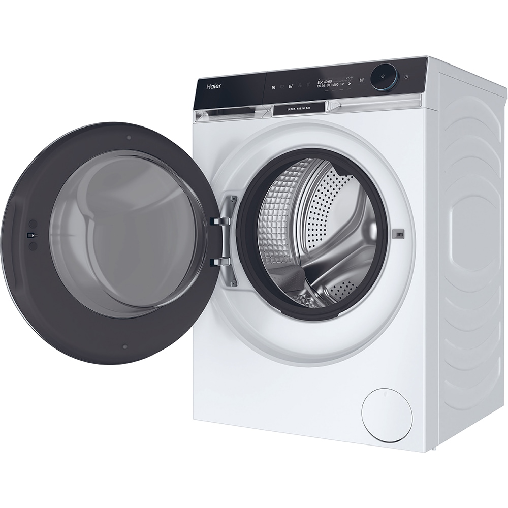 Masina de spalat rufe frontala HAIER HW100-BD14397U1S, Steam, 10 kg, 1400rpm, Clasa A, alb